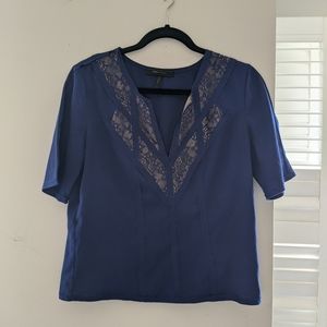 Royal Blue BCBG Sophie Blouse Top